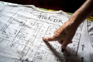 La cartografía de la muerte: El censo del horror en Barrio Química que desnudó 200 casos de cáncer en apenas seis manzanas en 2023. Fotos Sebastian Smok.