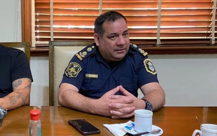 Comisario mayor Rodrigo Ledesma, superintendente Interior Norte II.