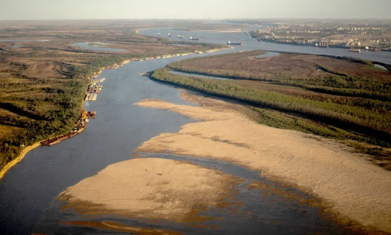 Nivel crítico: La medición de este lunes confirmó que el río alcanzó su punto más bajo en lo que va del año calendario.
