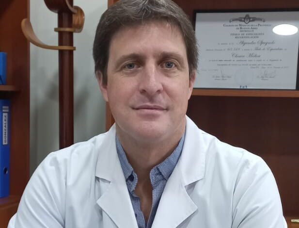 Alejandro Spagnolo, presidente del Círculo Médico de San Nicolás.