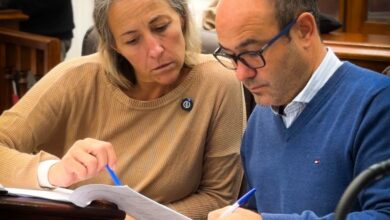 Mariana Aseff y Federico Chouhy, del bloque Alianza La Libertad Avanza, rechazaron la Rendición de Cuentas.