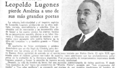 La revista Caras y Caretas reflejaba en sus páginas el impacto que produjo en la sociedad intelectual de la época el fallecimiento del máximo exponente del modernismo literario nacional. Foto: Infobae.