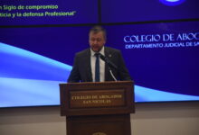 Alejo Maiztegui, presidente Colegio de Abogados San Nicolás.