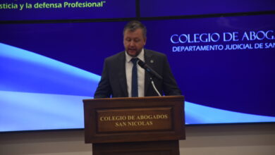 Alejo Maiztegui, presidente Colegio de Abogados San Nicolás.